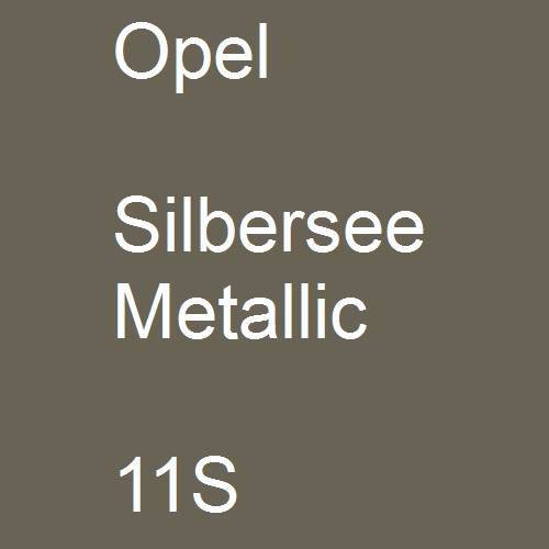 Opel, Silbersee Metallic, 11S.